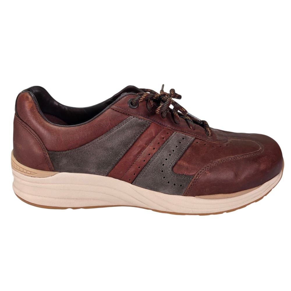 SAS CAMINO BRIAR SIZE‎ 11.5 W Men's Tennis Shoes Leather Lace Up Brown Sneakers - Picture 3 of 16